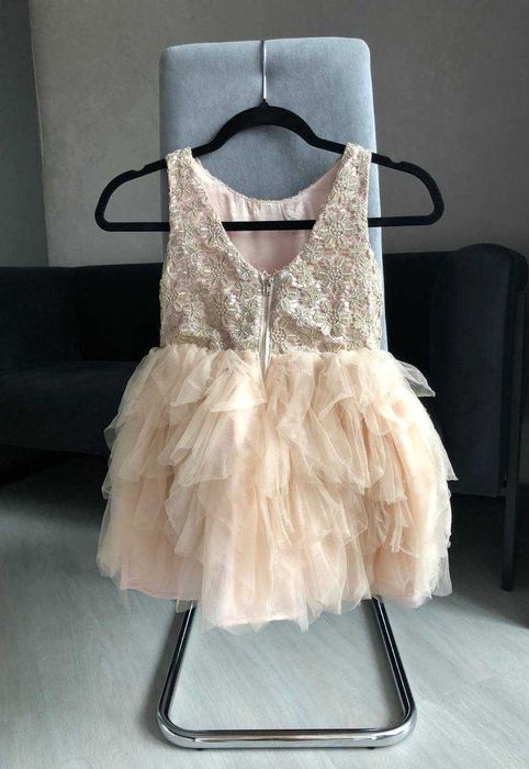 H&M святкова сукня, фатин 128 см на ранок у садок новий рік