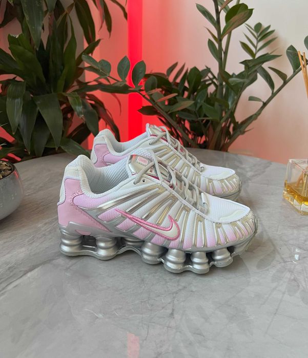 !АКЦІЯ! Nike WMNS Shox TL Pink White Silver 37 38 39 40 41