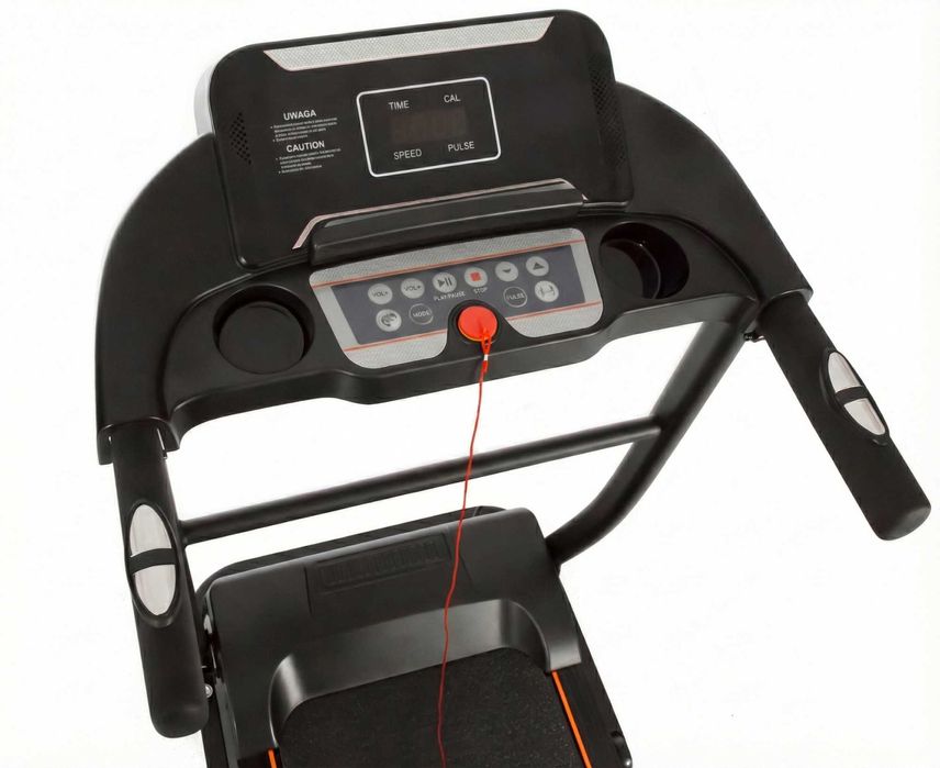 NOWA Bieżnia Domowa Składana 120kg Elektryczna 1-12km/h Regulowany Kąt