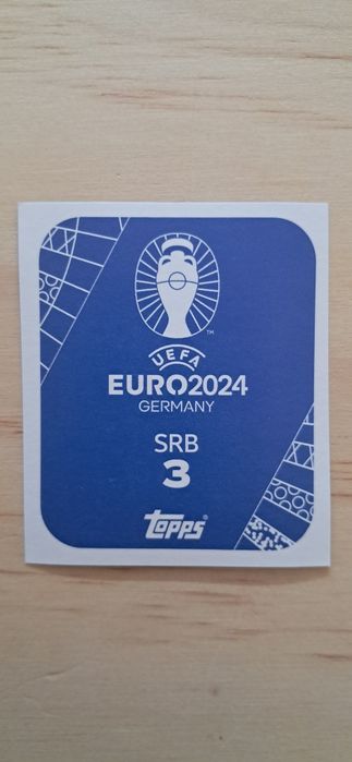 Cromo futebol de Milinkovic-Savic(Euro 2024)da Panini