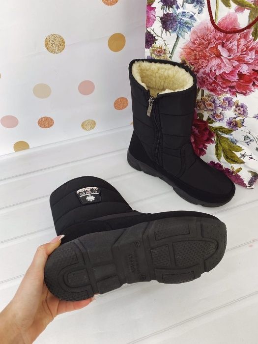 Мужские зимние сапоги дутики очень теплые