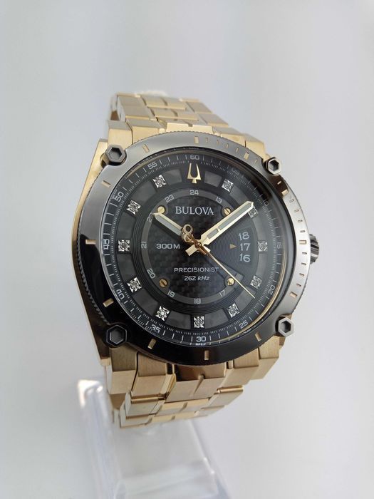 Часы Bulova Precisionist 11 бриллиантов, 262 кГц колебаний, РРЦ $1300