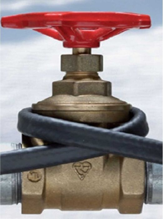 Гріючий саморегулюючий кабель для труб водостоків каналізації атилід