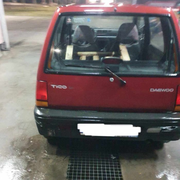 Daewoo Tico kolor wiśniowy metalik 114 tyś km 0.8 benzyna na części