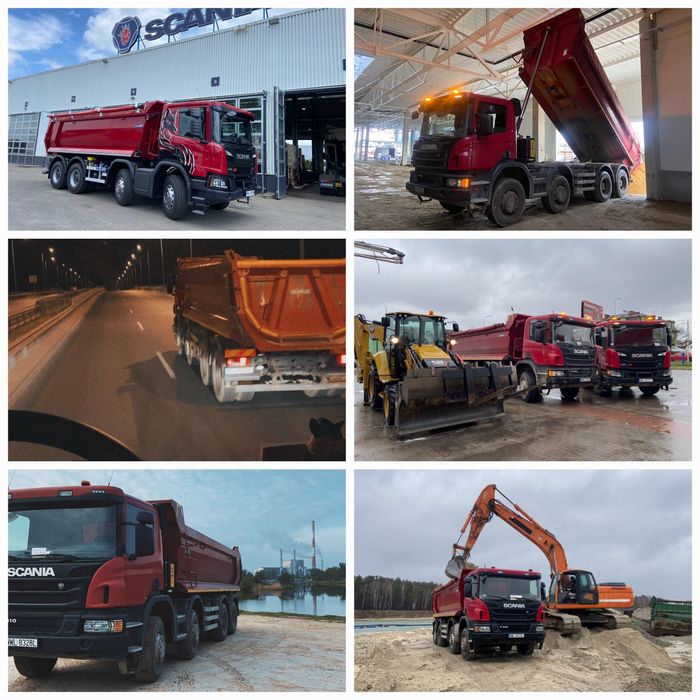 Usługi transportowe | Wywóz Urobku Ziemi Piachu Gliny Gruzu