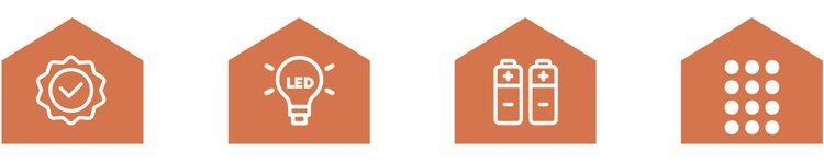 Świece LED 12 sztuk 15cm Ruhhy 26382