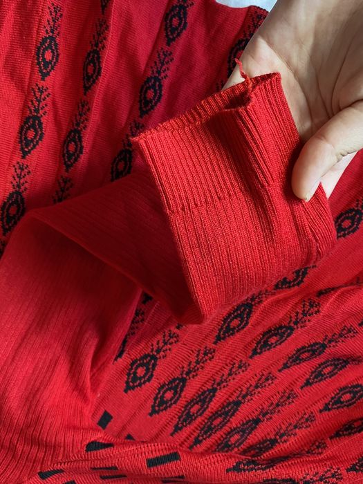 жіночий червоний кардиган накидка кофта