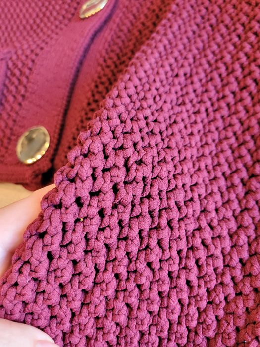 Kardigan ZARA z grubej dzianiny