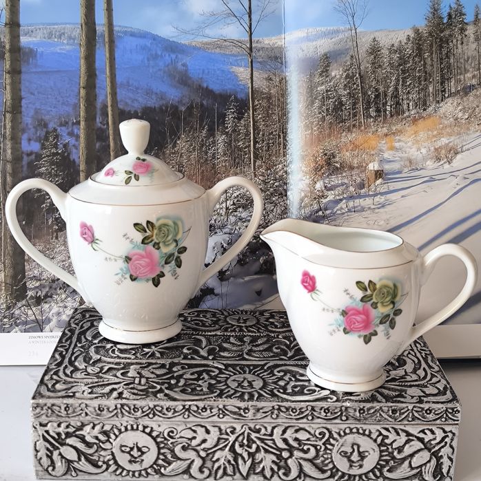 Piękny stary serwis do kawy Chiński