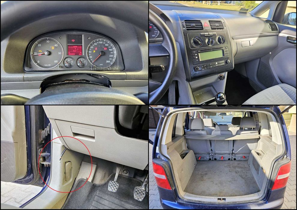 Samochód Volkswagen Touran 1.9 TDI 2003 rok