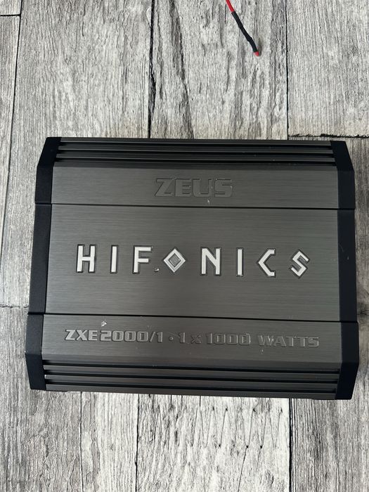 Hifonics ZXE2000.1 wzmacniacz samochodowy pilot w zestawie