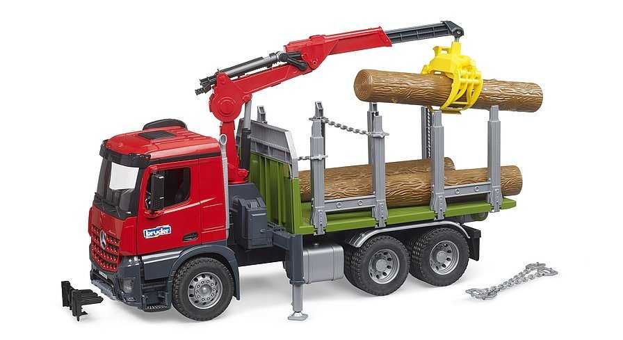 Лісовоз Mercedes Arocs з краном та колодами Bruder (Брудер) 03669