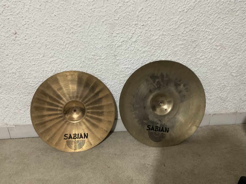 Sabian B8  18 crash/ride + Sabian B8 Original ride 20