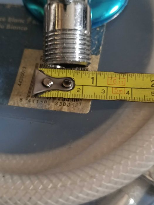 Mangueira ou Tubo reforçado branco com 2 metros