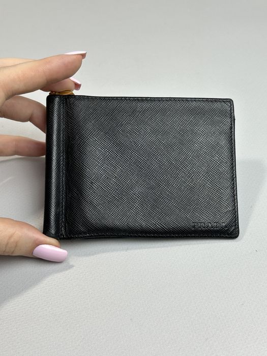 Зажим для денег картхолдер Prada, оригинал