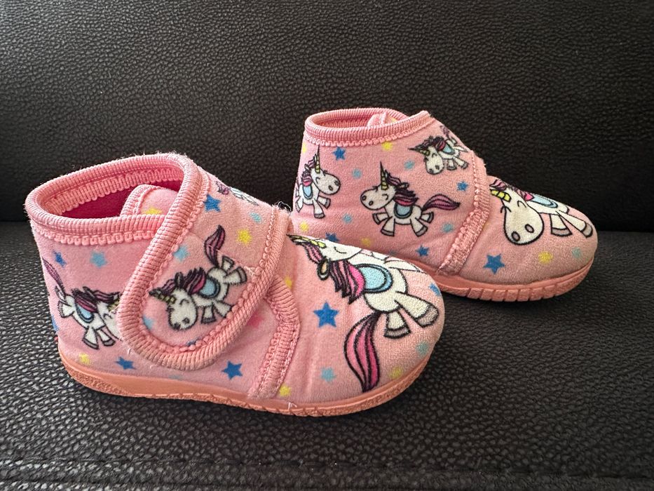 Pantufas Rosa Unicórnio Nº 23