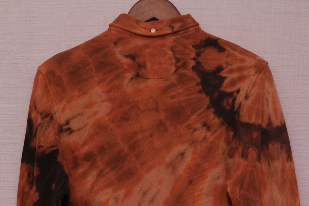 FARAH рр S поло из хлопка пике bleach dye