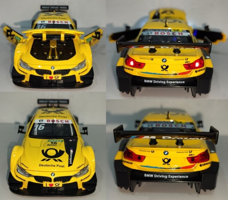 BMW M4 DTM модель 1:24 ТМ Автопром MSZ Металлическая звук свет