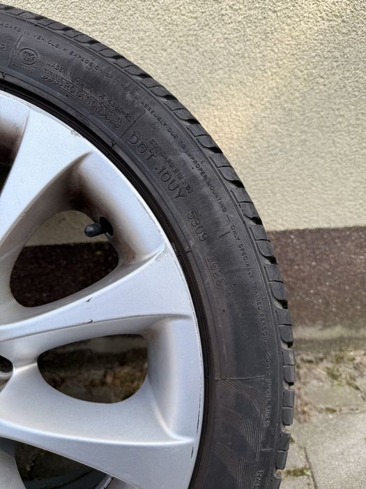 Oryginalne alufelgi BMW 17" Styling 188 5x120 E90 E92 E87 E46 + opony