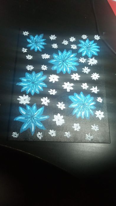 quadro com flores
