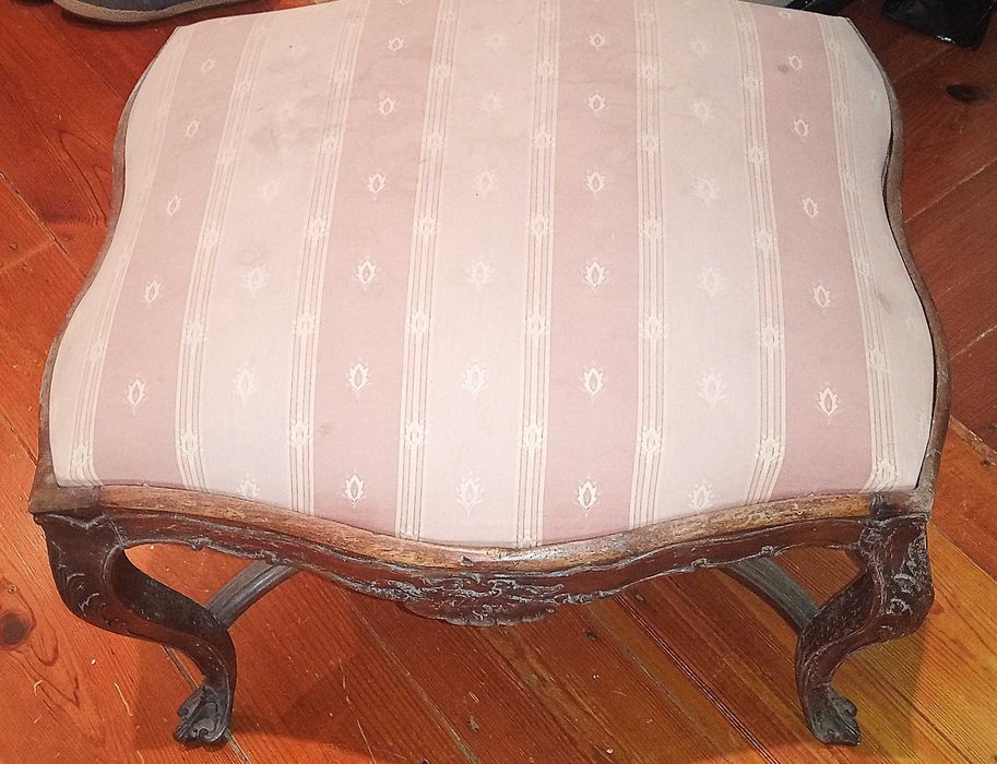 Antigo Banco Banqueta Luis XV