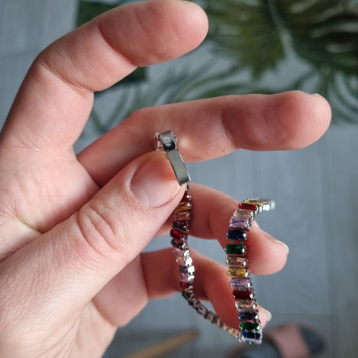 Srebrna brazoletka z próba 925