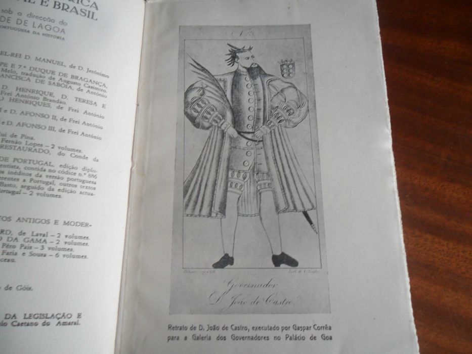 "D. JOÃO DE CASTRO" de Elaine Sanceau - 1ª Edição de 1946