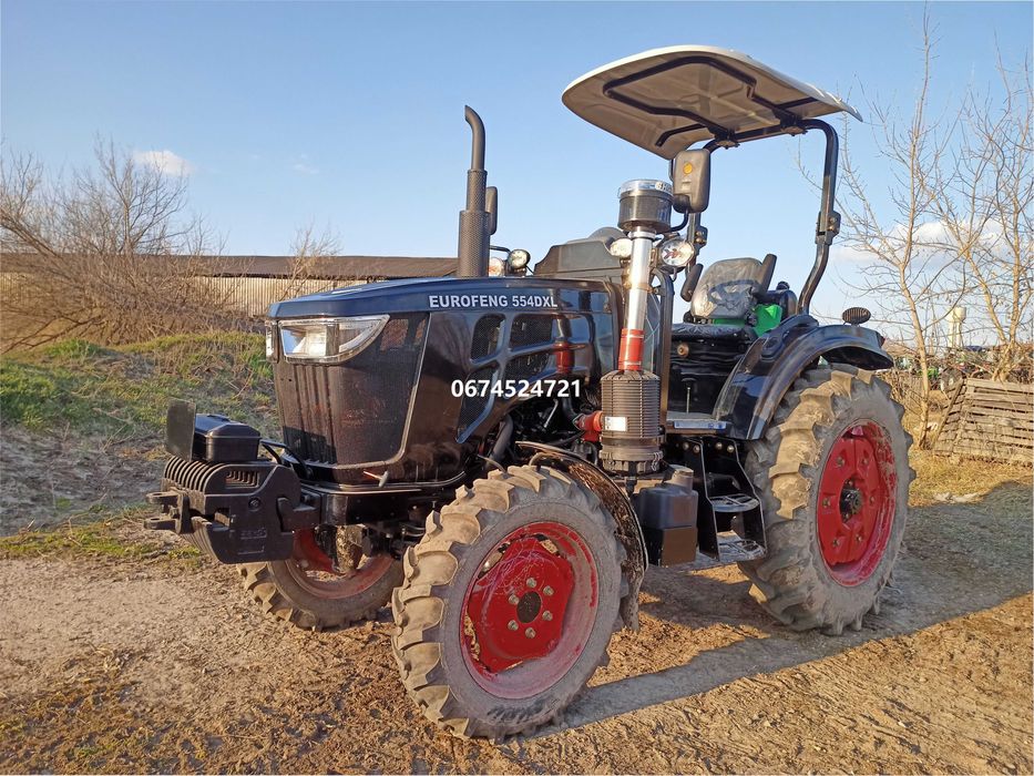 Трактор EUROFENG 554 DXL ТОП КОМПЛЕКТАЦІЯ! Реверс Примусова Компресор  доставка безкоштовна під ваш двір без передоплат