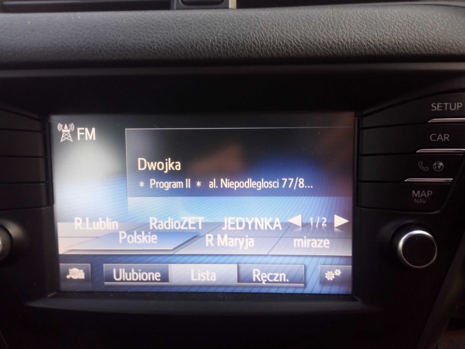 toyota AVENSIS T27 II lift t29 15-18 radio dotykowe oryginał