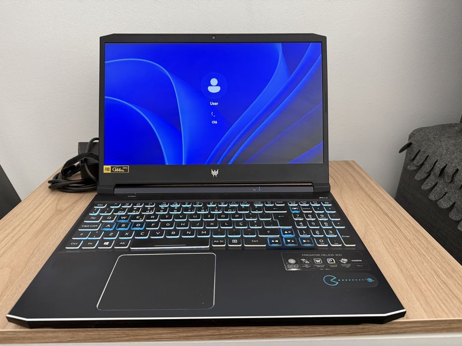 Portátil Gamer Acer Predator Helios 300 – i7 11ª Gen | RTX 3060 6GB