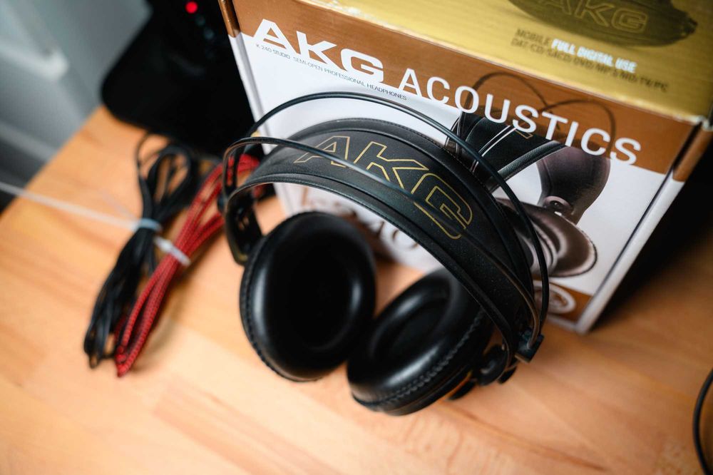 Słuchawki AKG K240 Studio + 2 przewody