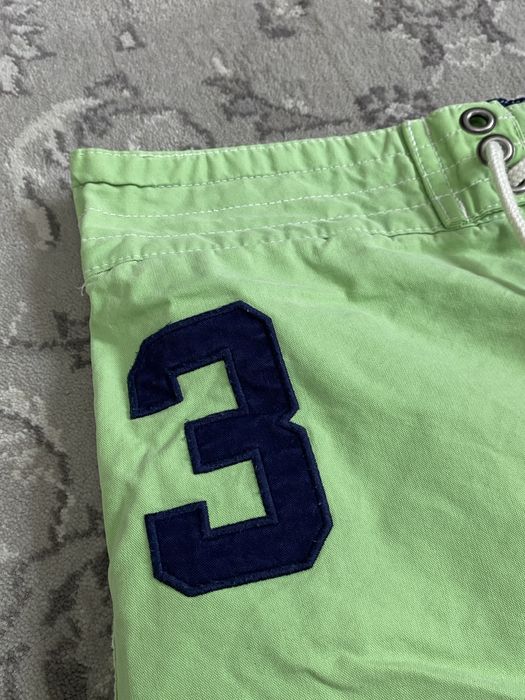 Zielone Szorty Krótkie Spodenki Kąpielówki Polo Ralph Lauren Rozmiar S