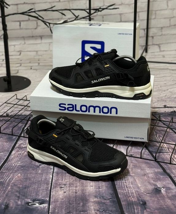 Кросівки Salomon Techamphibian 5, чорні весна літо кроссовки саломон
