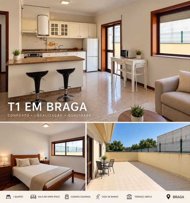Apartamento t1 Braga