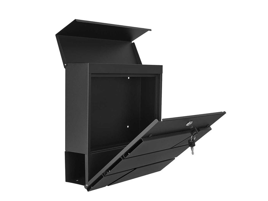 Поштова скринька 36,7x37x10 см антрацит Почтовый ящик