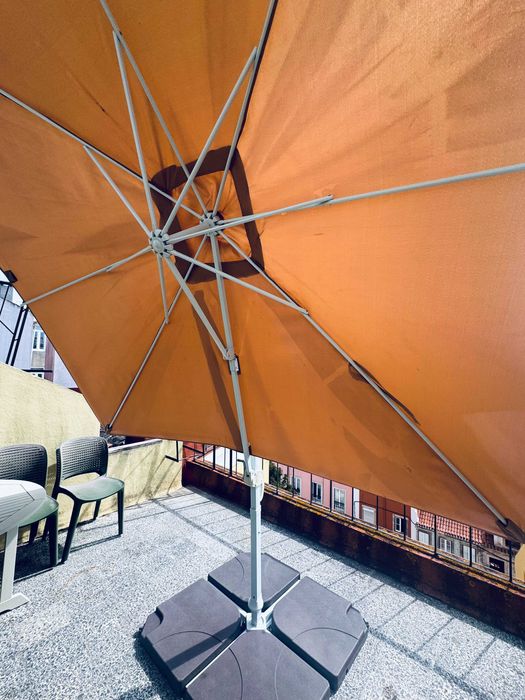 Guarda Sol 250cm & base