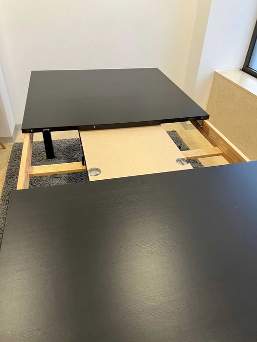 mesa preta de boa maneira