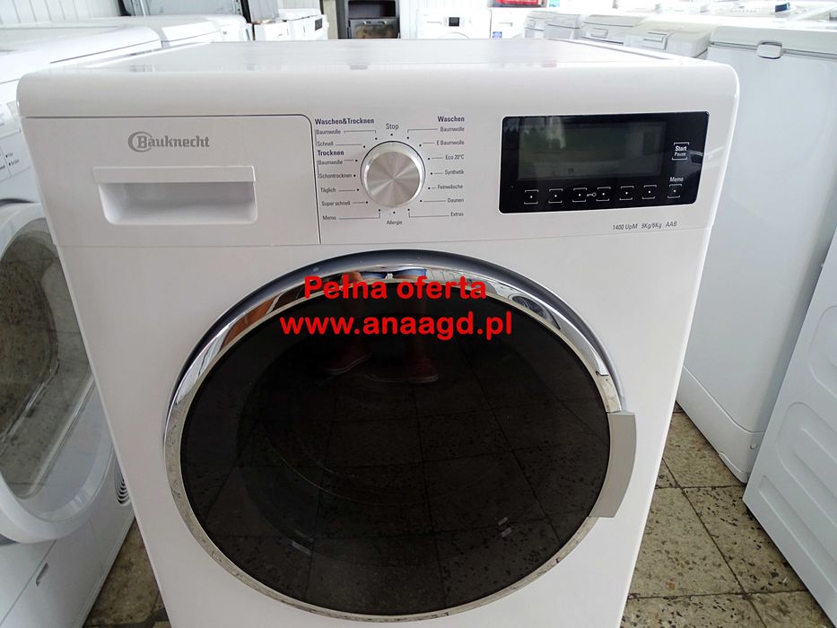 Pralko-suszarka BAUKNECHT WATK 916 9+6 kg GWARANCJA! Duży Wybór AGD