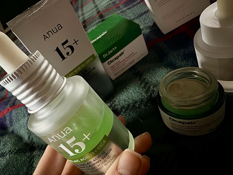 Доглядова косметика Anua / Dr.Jart+ / SKIN1004 — азелаїнова кислота, ніацинамід, Cicapair