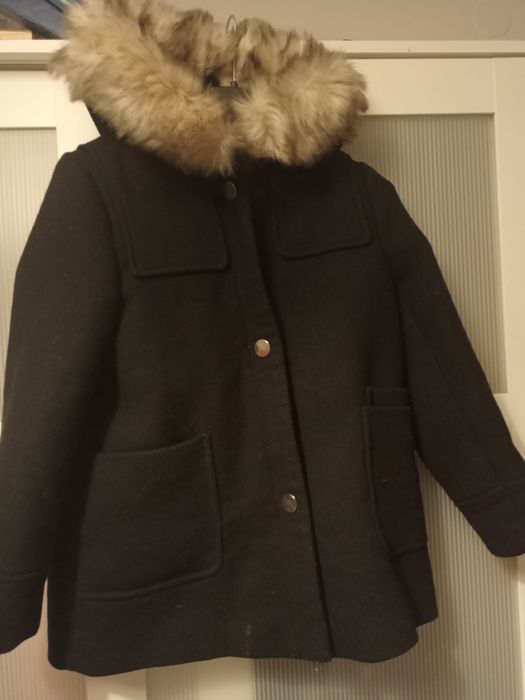Budrysowka Zara r.140 płaszcz zimowy