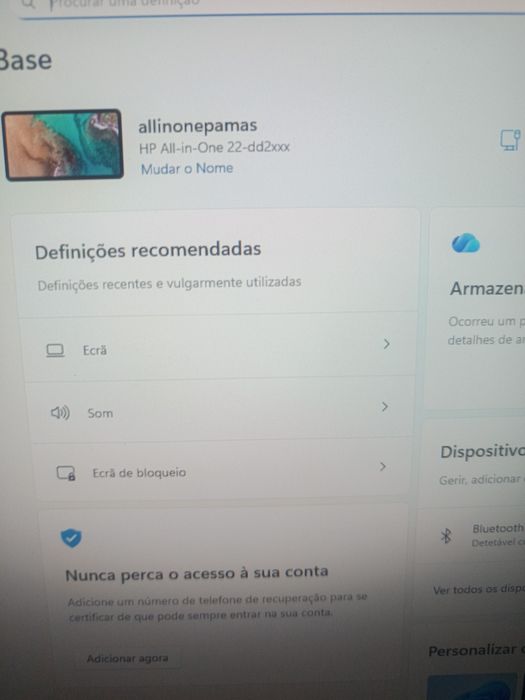 All in One PC HP 22''