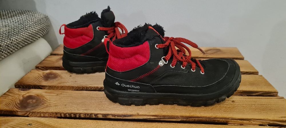 Buty zimowe trekingowe Decathlon Quechua 35 rozmiar