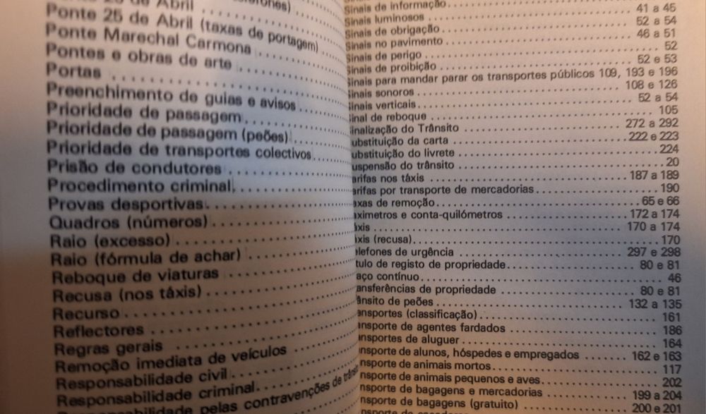 Guia de trânsito do agente peão e condutor  1977