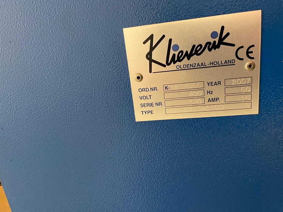 urządzenie do prasowania kalander wgrzewania KLIEVERIK GTC 1850 termotransfer sublimacja prasa