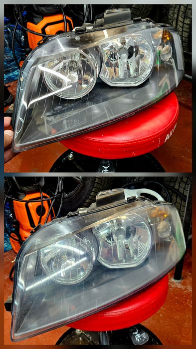 Полировка фар авто/ защита бронеплёнкой