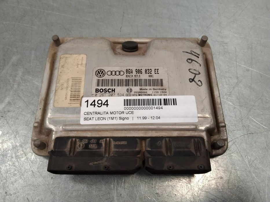 Centralina Do Motor Uce Seat Leon