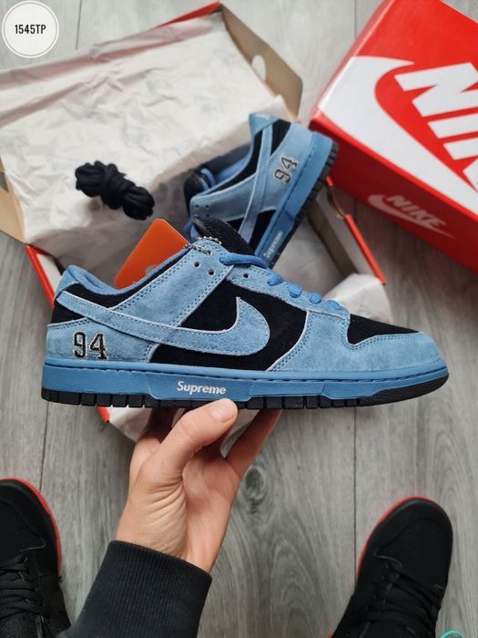 SALE! Nike SB Dunk Low x Supreme Ocean Fog 41 42 43 44 45 найк данк