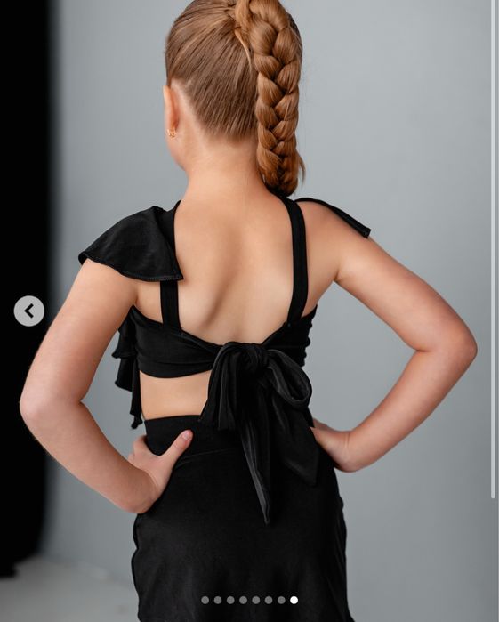 Тренувальний комплект для бальних танців just dance 134 140 146