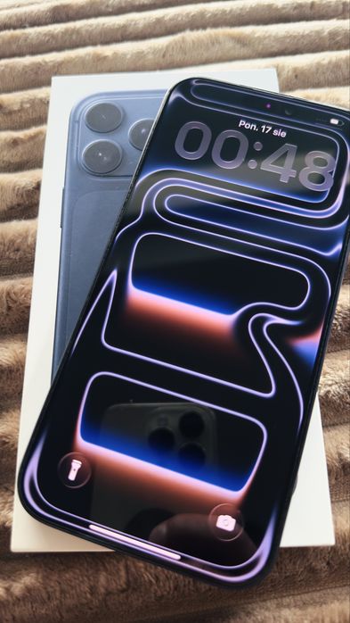 Iphone 17 pro Max  256 Gb 120 hz 4k niebieski
