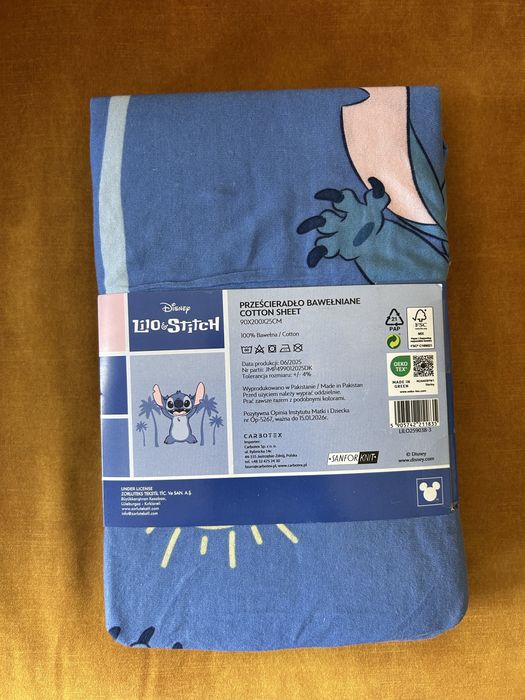 Nowe prześcieradło Lilo&Stitch 90x200